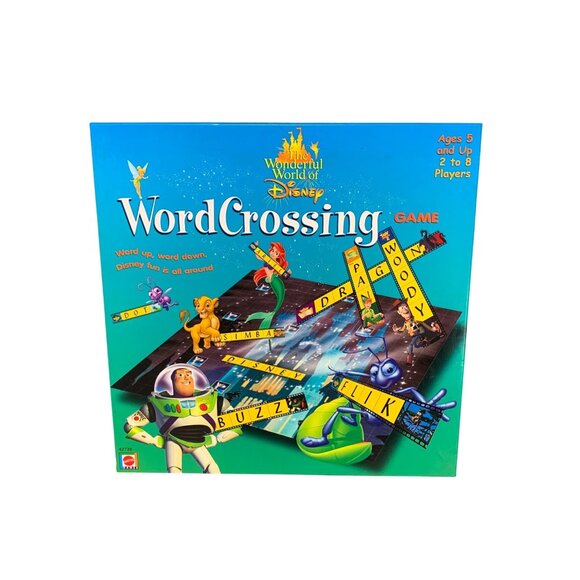 Disney WordCrossing Game 2-8 Players Ages 5+ - Picture 1 of 13